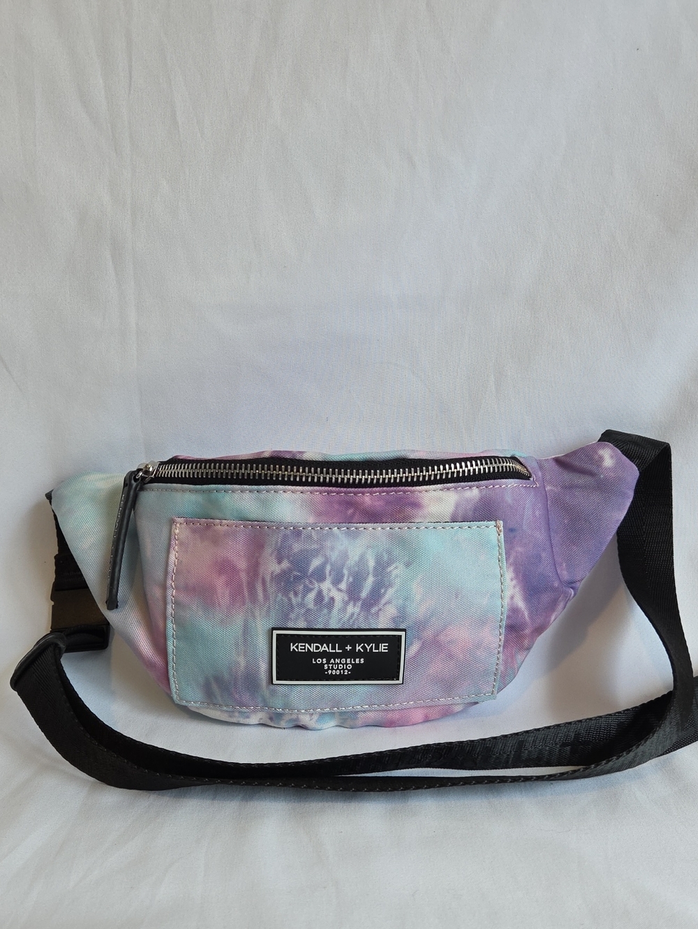 Kendall & Kylie Pastel Tie-Dye Belt Bag - Purple, Blue